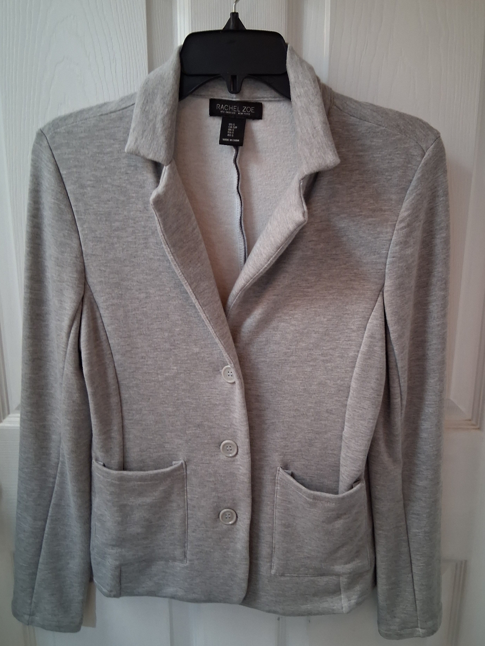 Rachel Zoe Heather Gray Knit Blazer